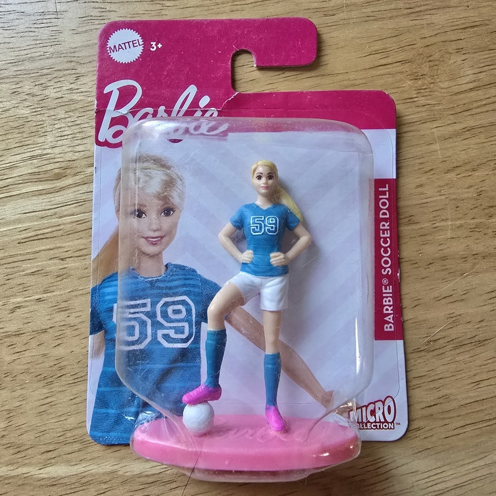 Barbie Micro Collection Soccer‎ Mini Figure Sealed